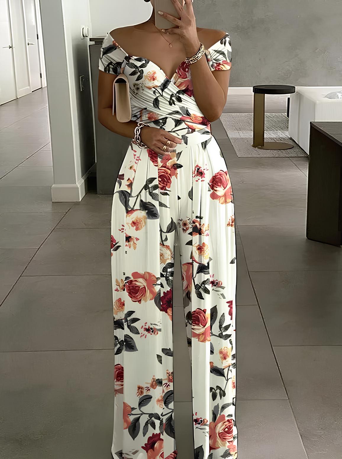 Combinaison Imprimée Ample Pour Femme | Parfaite Pour Tous Les Jours