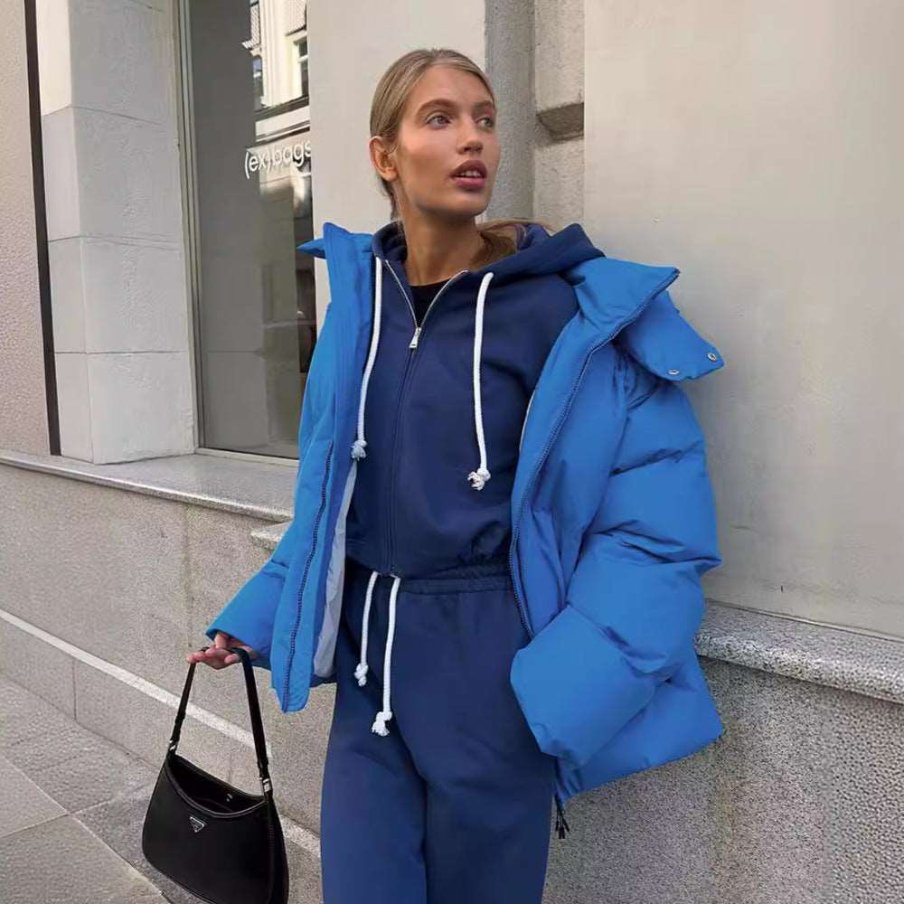 Françoise - Doudoune Chic Oversize à Capuche