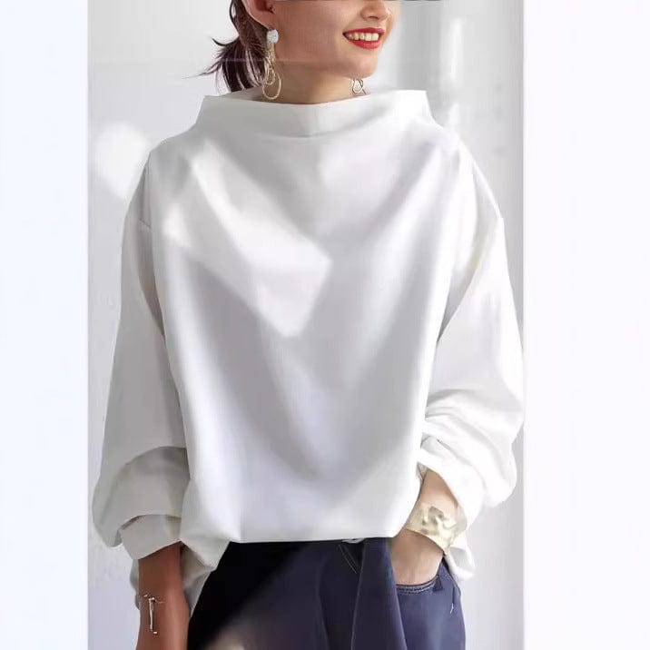 Sophie - Haut Chic Oversize Col Montant