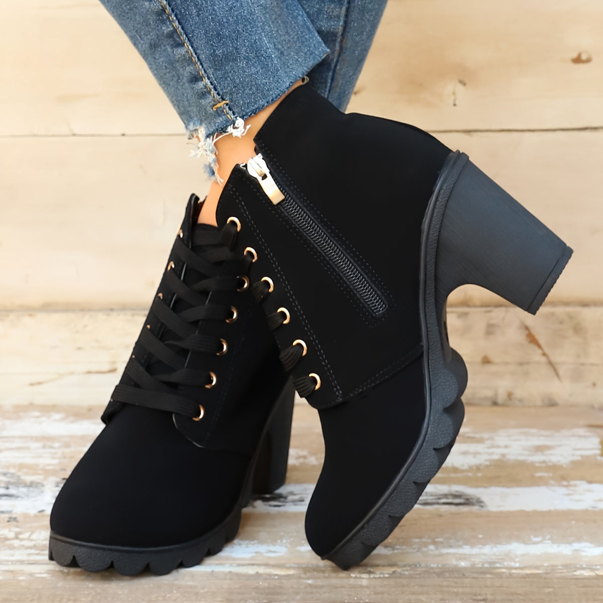 Manon | Bottines Chic Daim à Boucle