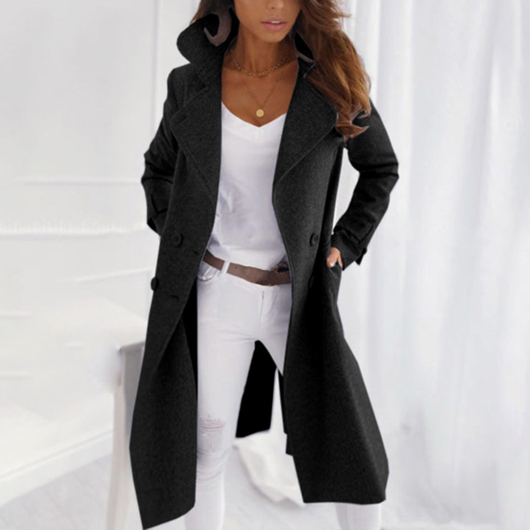 Brigitte - Manteau Chic Long en Laine