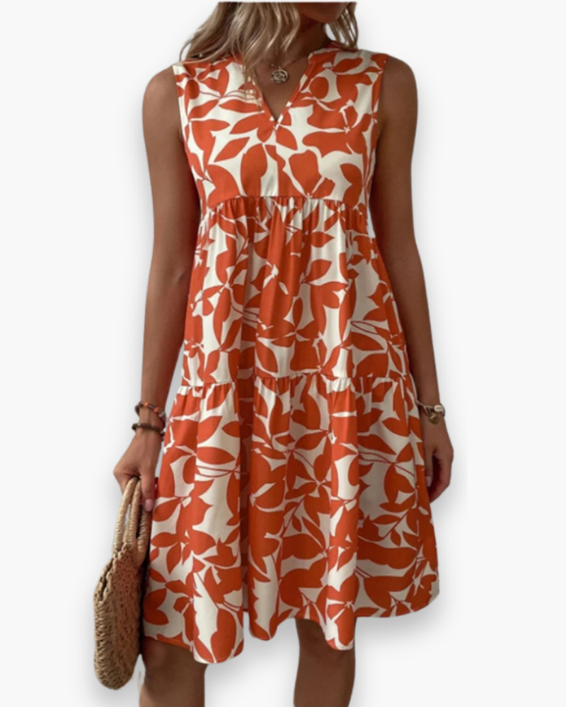 Robe chic courte évasée pour femme | Souple et stable