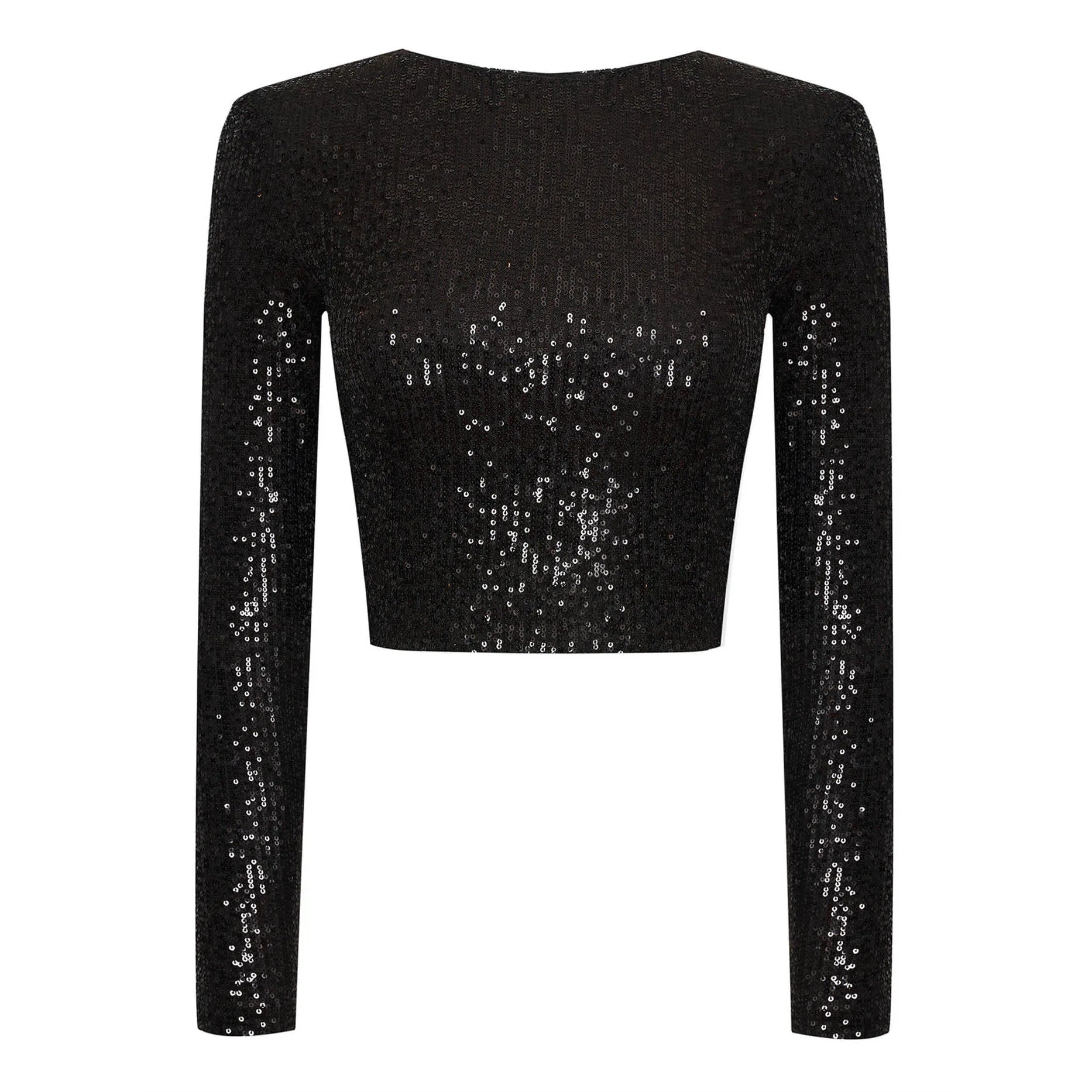 Isabeau – Haut Scintillant À Sequins, Parfait Pour Un Look Festif