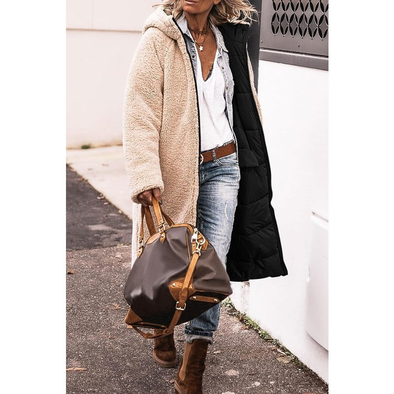 Isabelle | Doudoune Élégante Longue Teddy