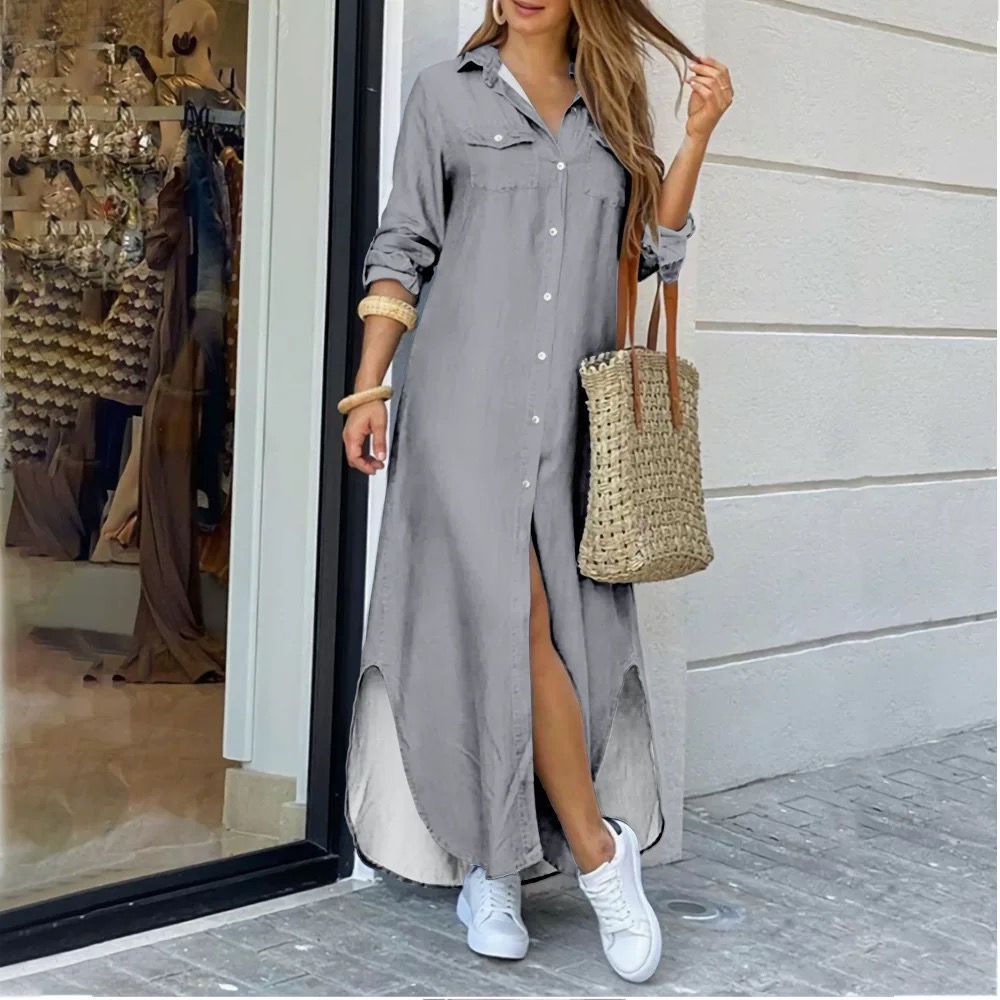 Nathalie - Robe Maxi d'Été Chic