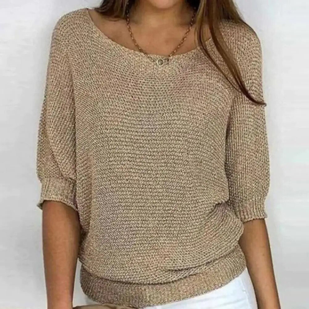 Éléonore - Pull Maille Chaud Hiver Confortable Femme