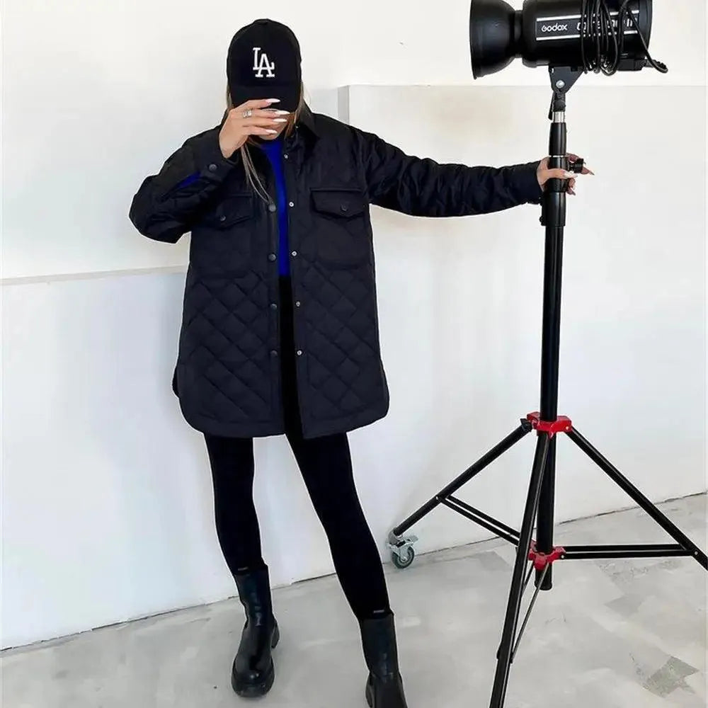 Virginie - Doudoune Chic Matelassée Oversize