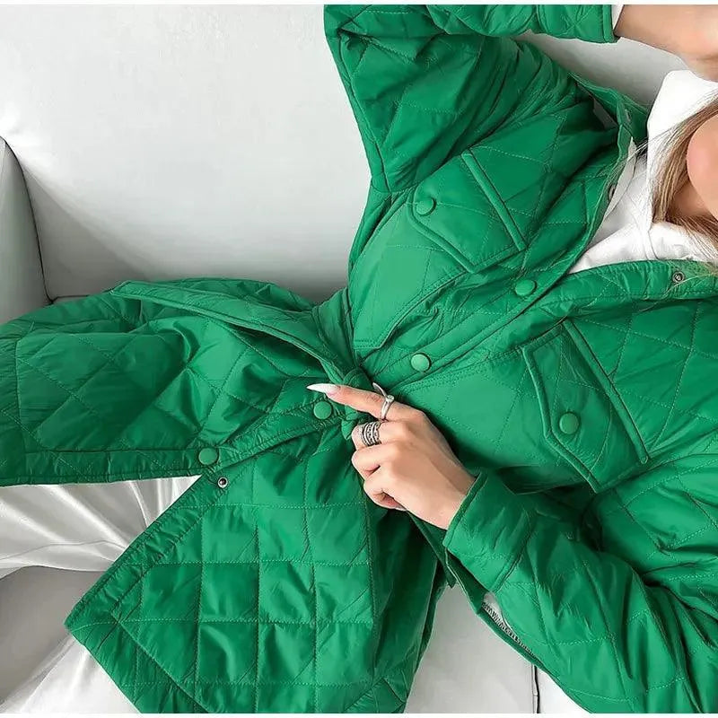 Virginie - Doudoune Chic Matelassée Oversize