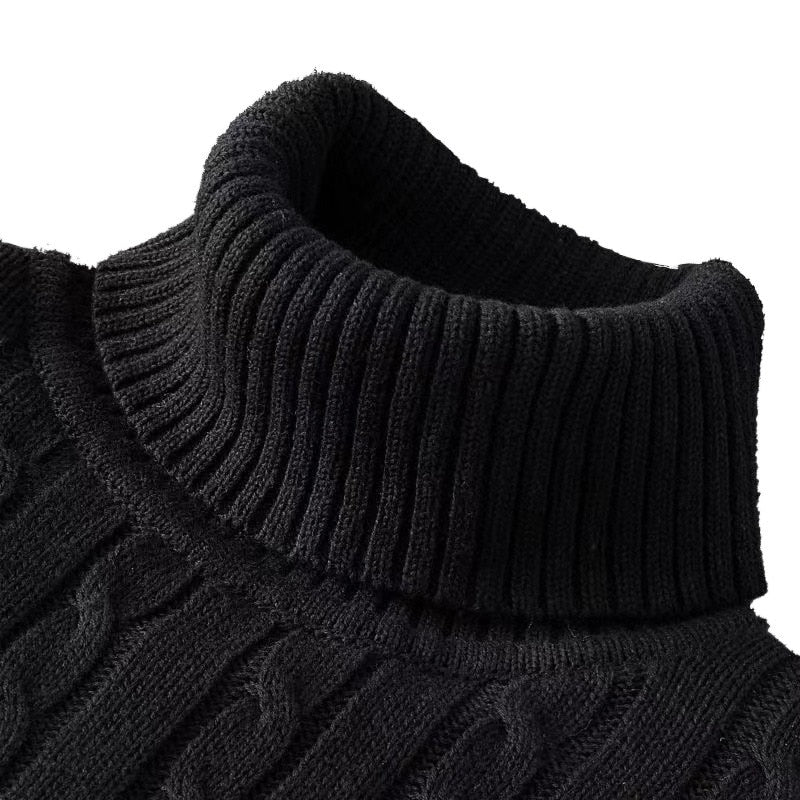 Maxime - Pull Col Roulé Classique Intemporel Homme