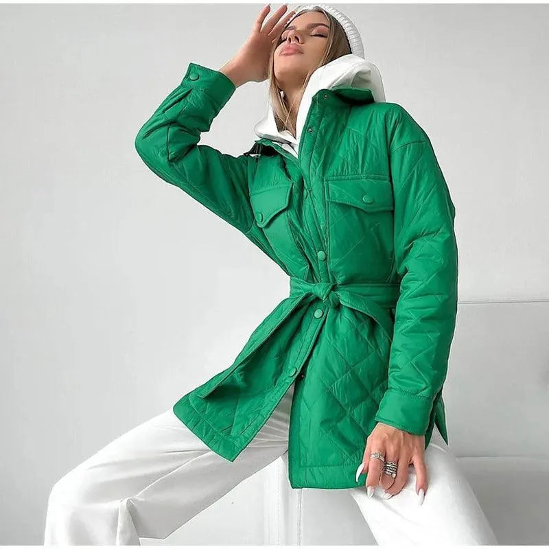 Virginie - Doudoune Chic Matelassée Oversize