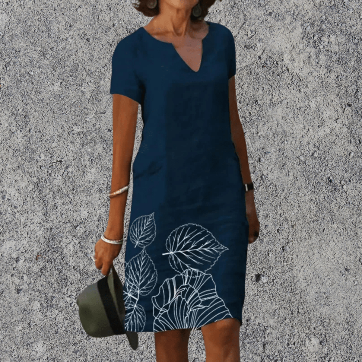 Stéphanie - Robe Midi Fluide D'Été