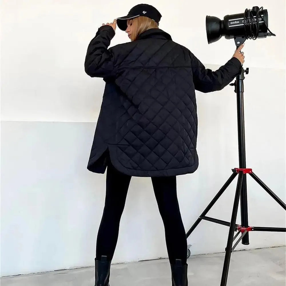 Virginie - Doudoune Chic Matelassée Oversize