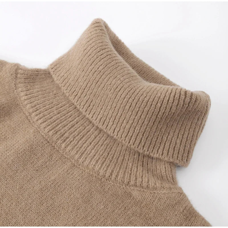 Sophie | Pull Élégant Col Roulé Ample