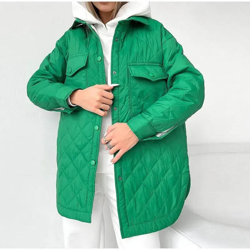 Virginie - Doudoune Chic Matelassée Oversize