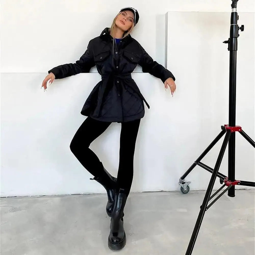 Virginie - Doudoune Chic Matelassée Oversize