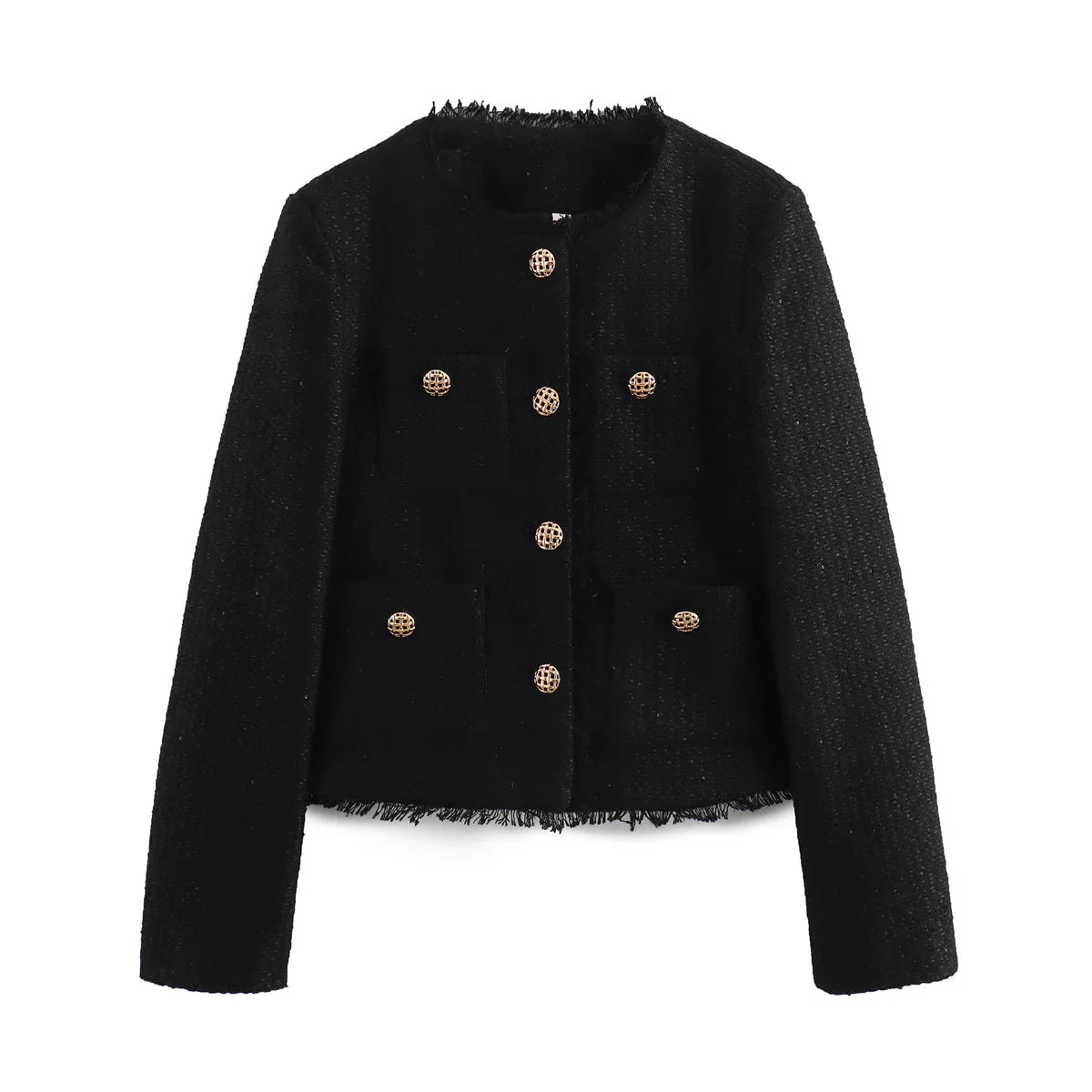 Anaïs – Manteau En Tweed Au Design Moderne, Chic Et Original