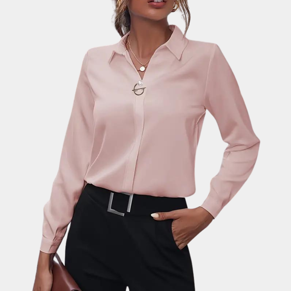 Chemise Femme Manches Longues Chic - Émilie