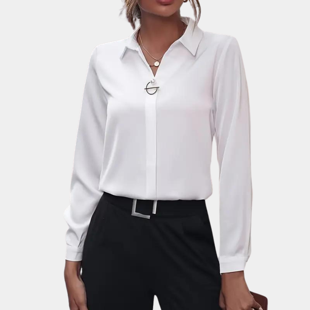 Chemise Femme Manches Longues Chic - Émilie