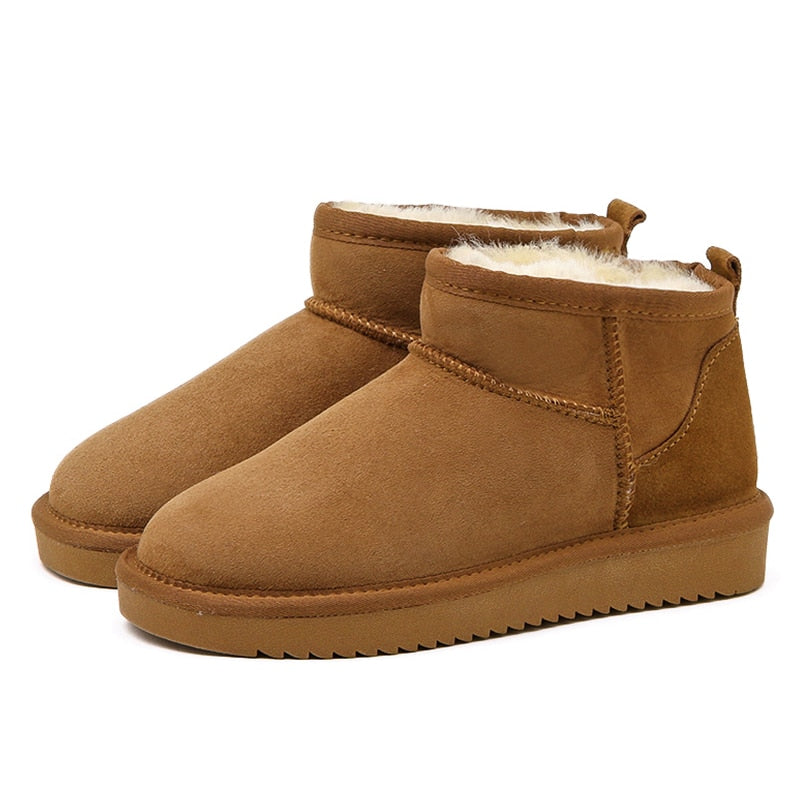 Monique | Bottines Élégantes Courtes Fourrées