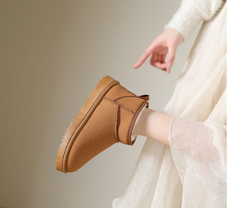 Monique | Bottines Élégantes Courtes Fourrées