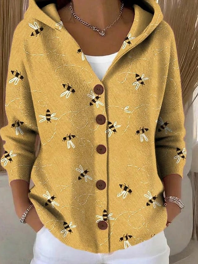Aurélie - Gilet Chic Bohème Imprimé