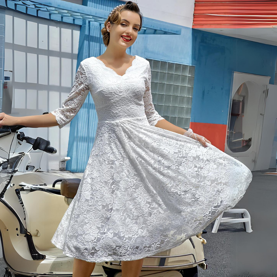Juliette - Robe D'Été Légère Mi-Longue Imprimée Femme
