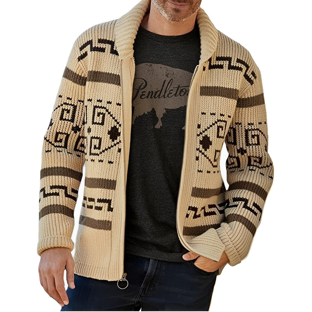 Étienne - Cardigan Style Vintage Maille Homme