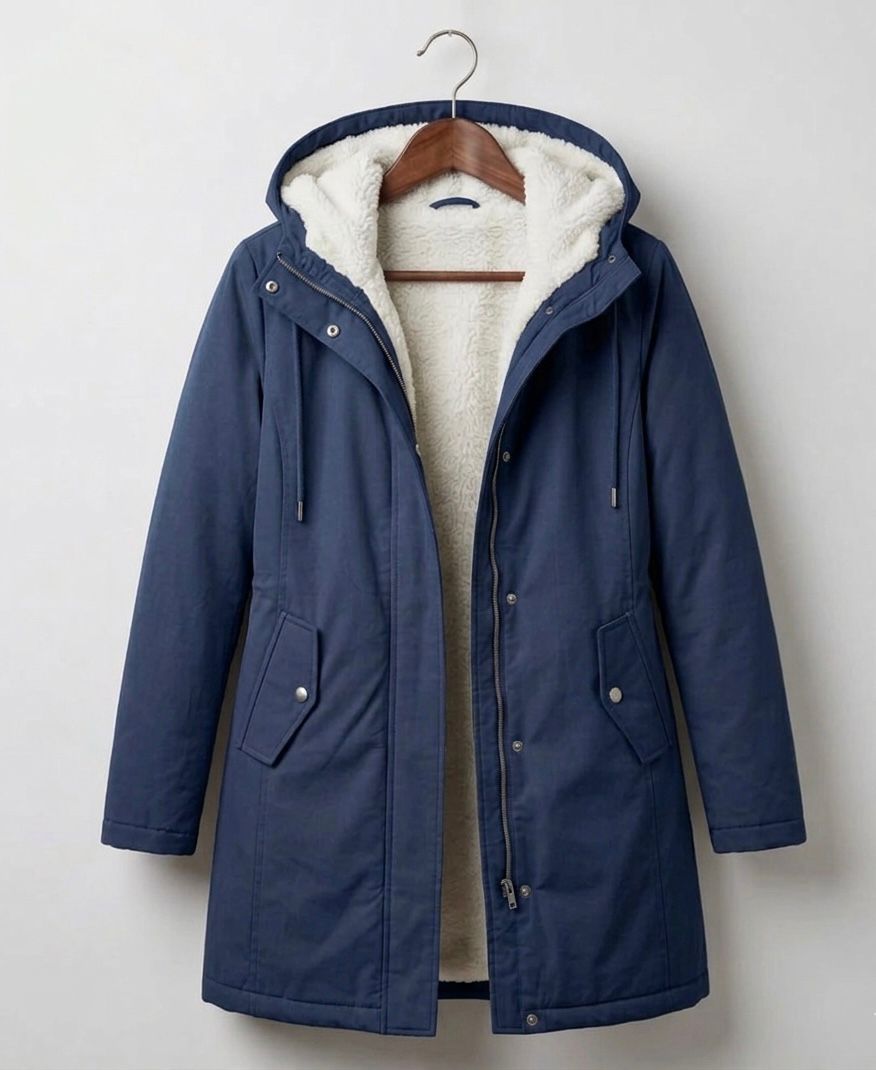 Nathalie | Parka Élégante Chaude à Capuche