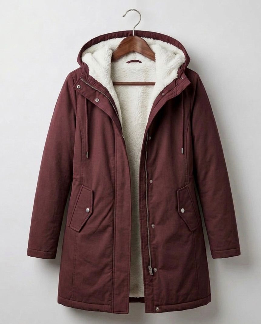 Nathalie | Parka Élégante Chaude à Capuche