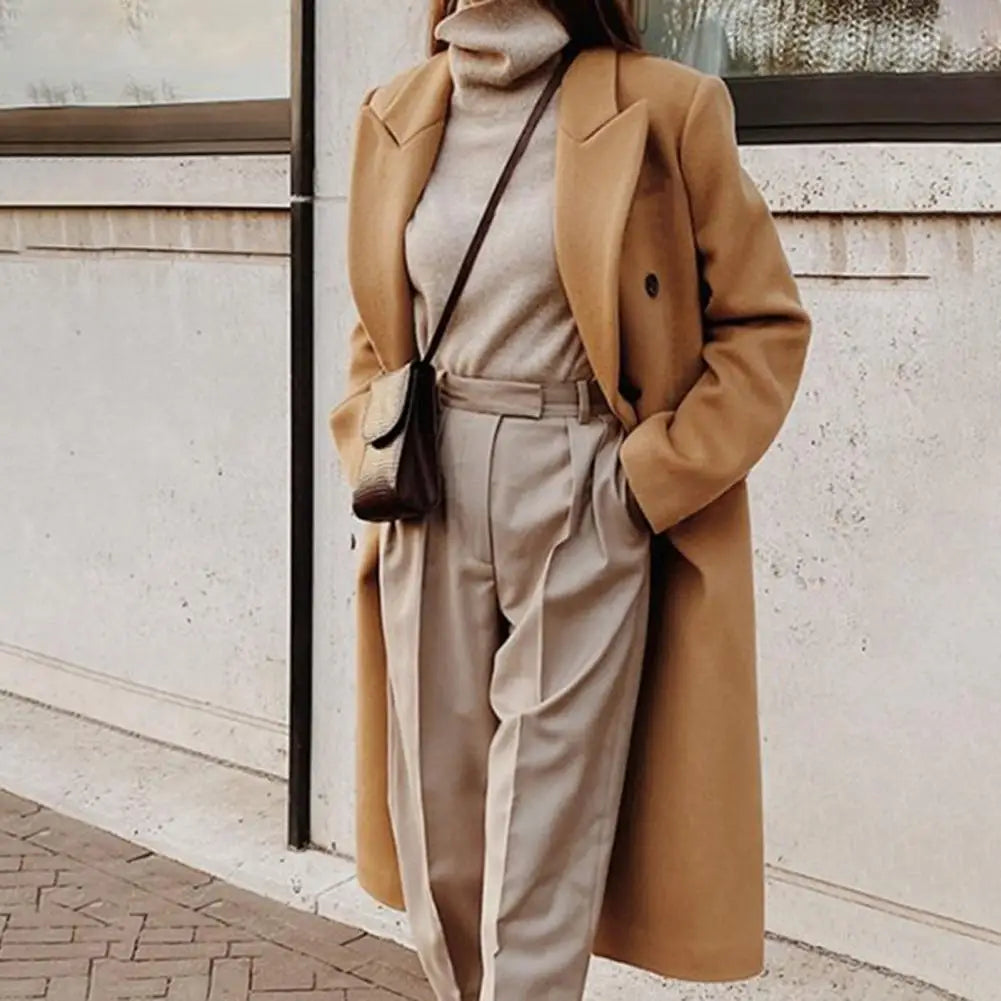 Odile - Manteau long élégant femme
