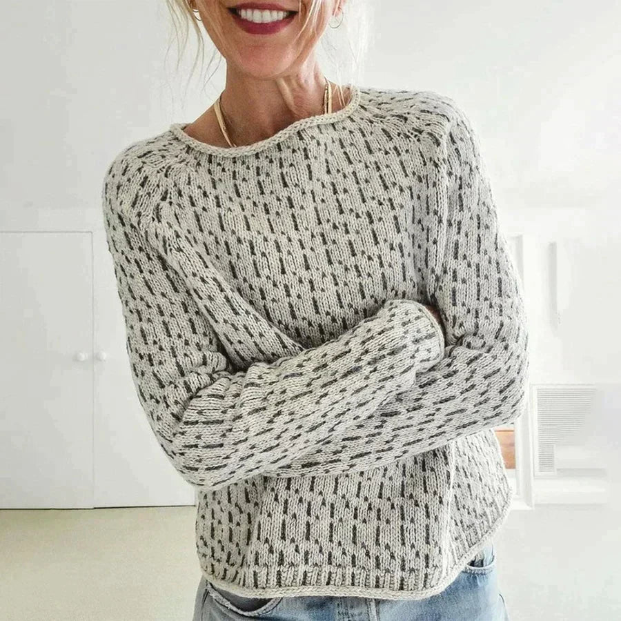 Camille - Pull Maille Élégant Style Sophistiqué Femme
