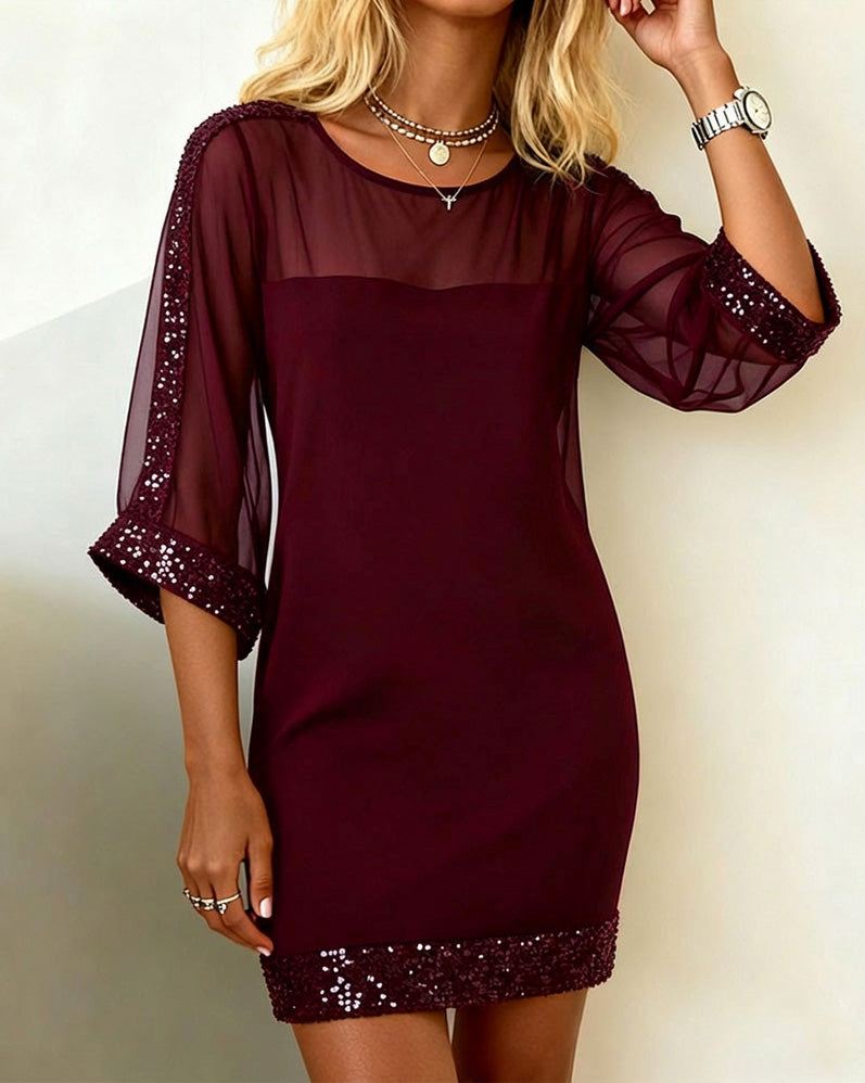 Muriel - Robe de Soirée à Paillettes Femme