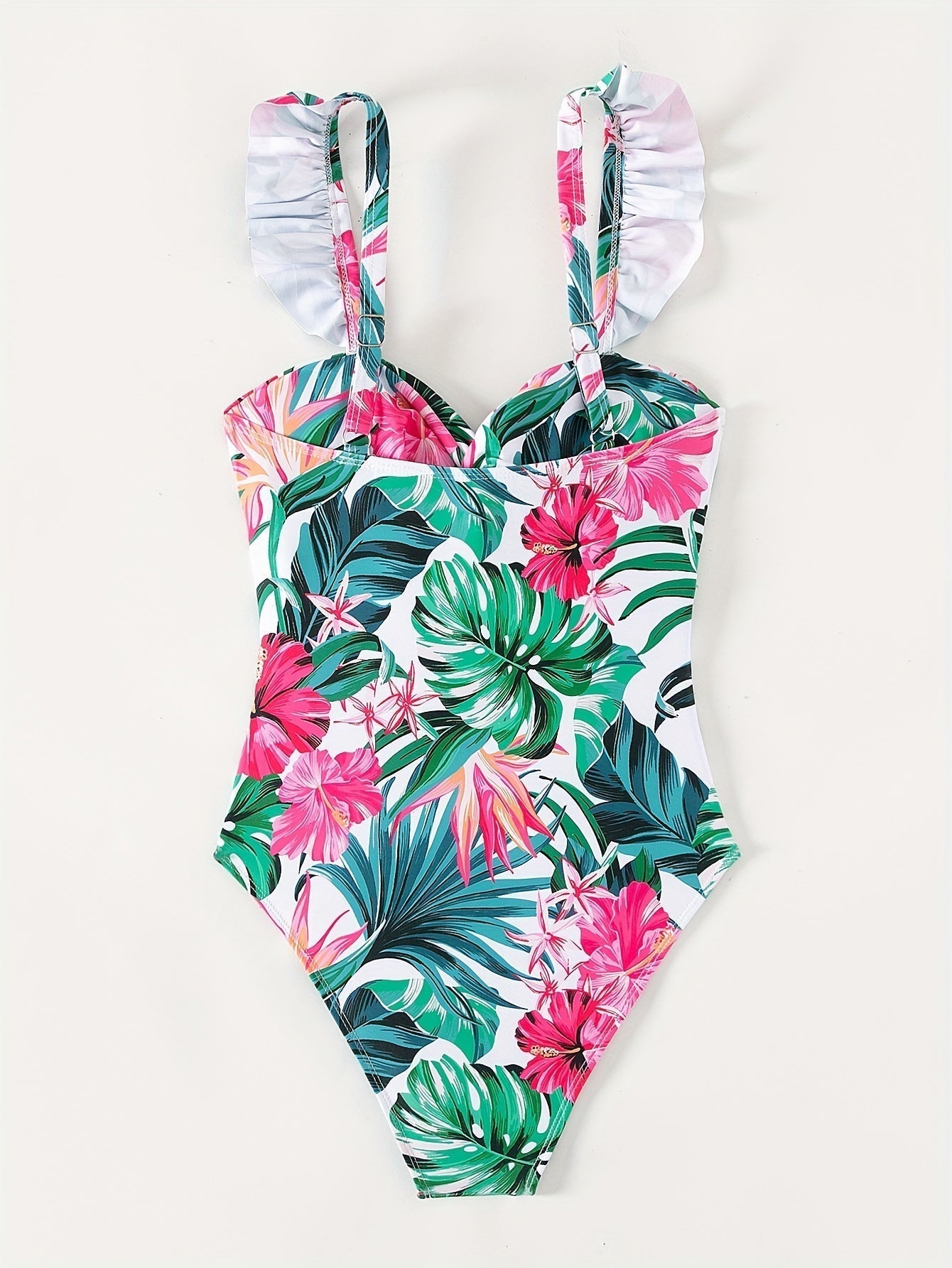 Sophie - Maillot De Bain Tropical Élégant Et Vibrant