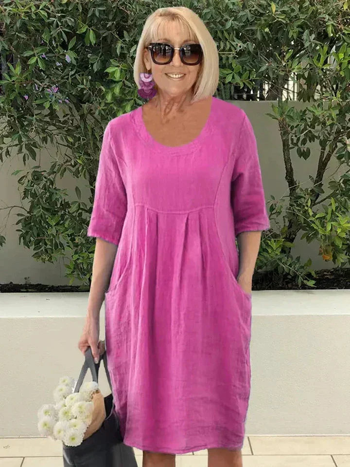 Joëlle - Robe Longue Sans Manches Femme