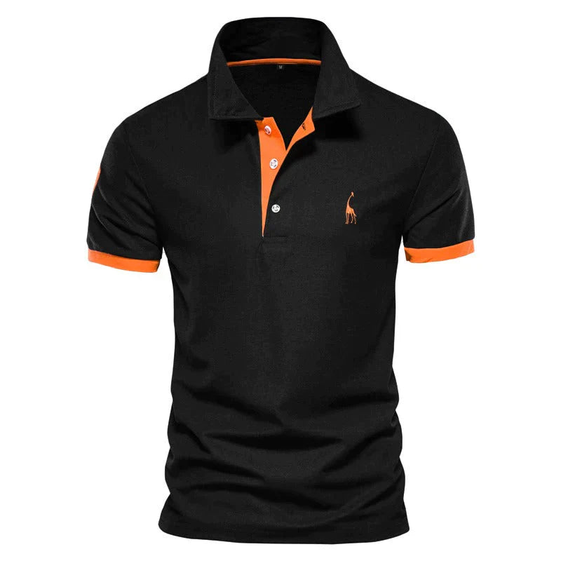 Christophe - Polo Brodé Manches Courtes Sport Homme