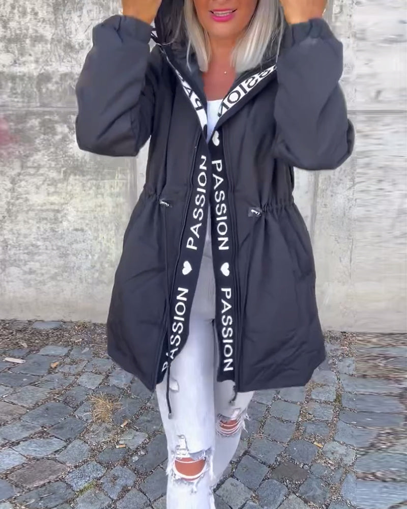 Camille | Parka Élégante Cintrée à Capuche