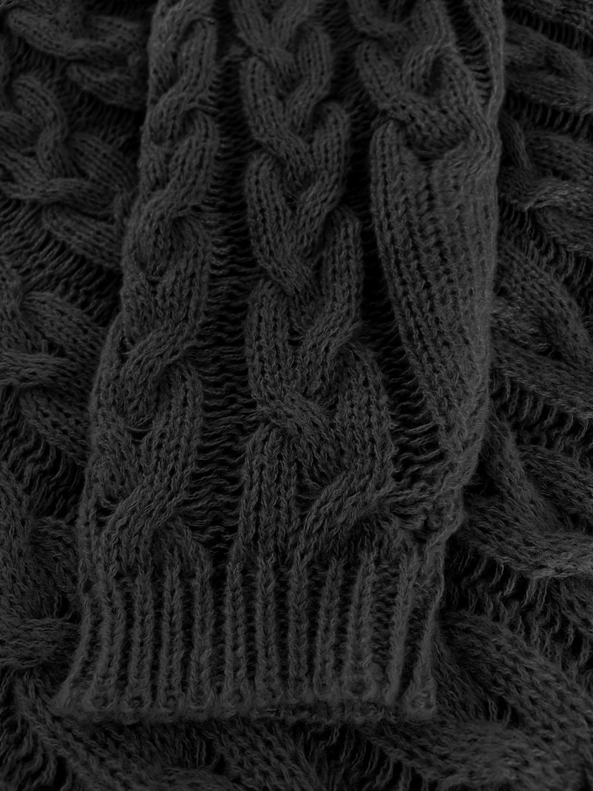 Camille - Pull Élégant Torsadé Grosse Maille