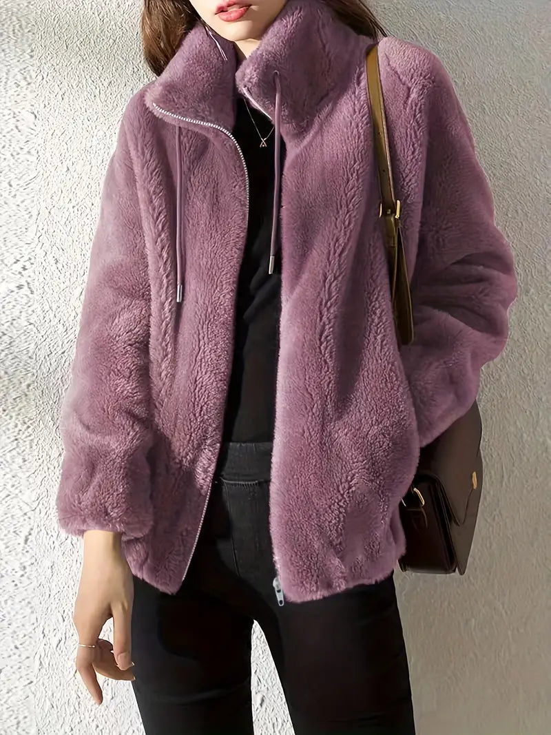 Cléa - Veste femme peluche