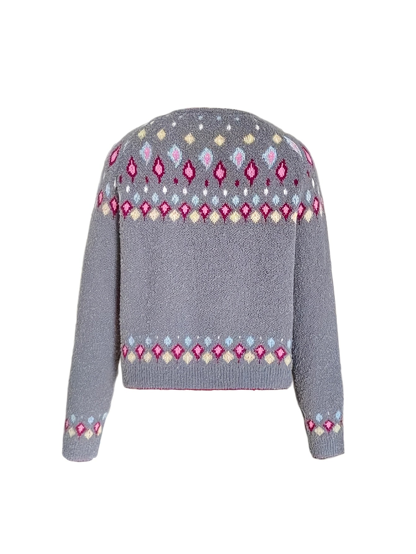 Delphine - Cardigan Féminin Boutonné Brodé