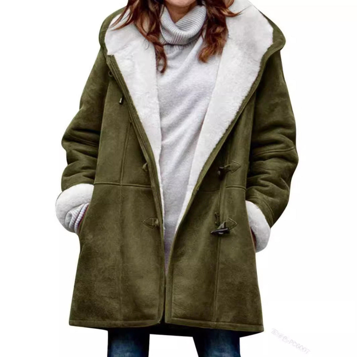 Isabelle - Manteau Chic Daim Doublé