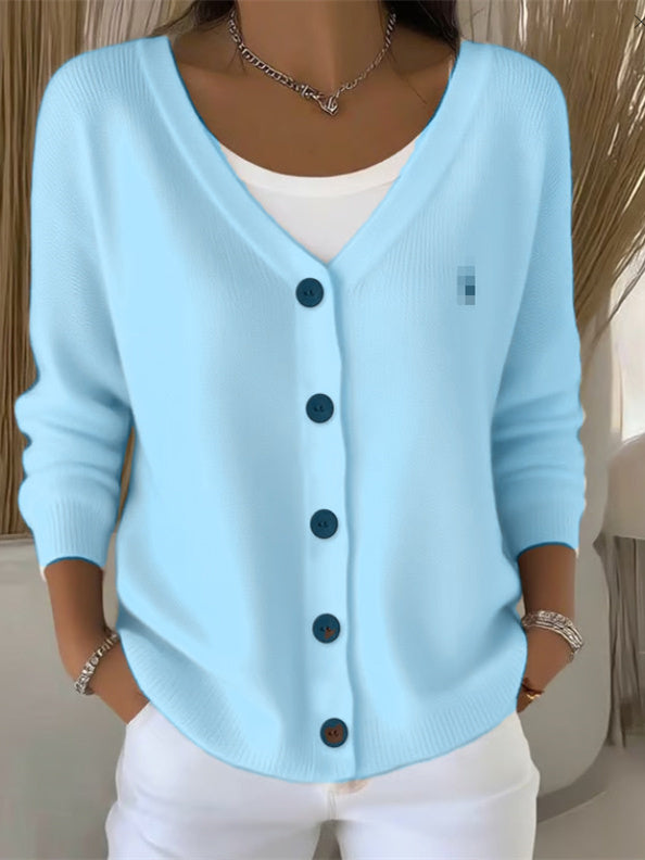 Caroline - Cardigan Élégant Ample Col V