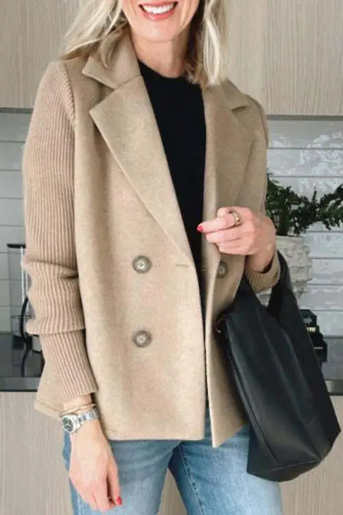 Adèle | Veste Chic Courte Patchwork