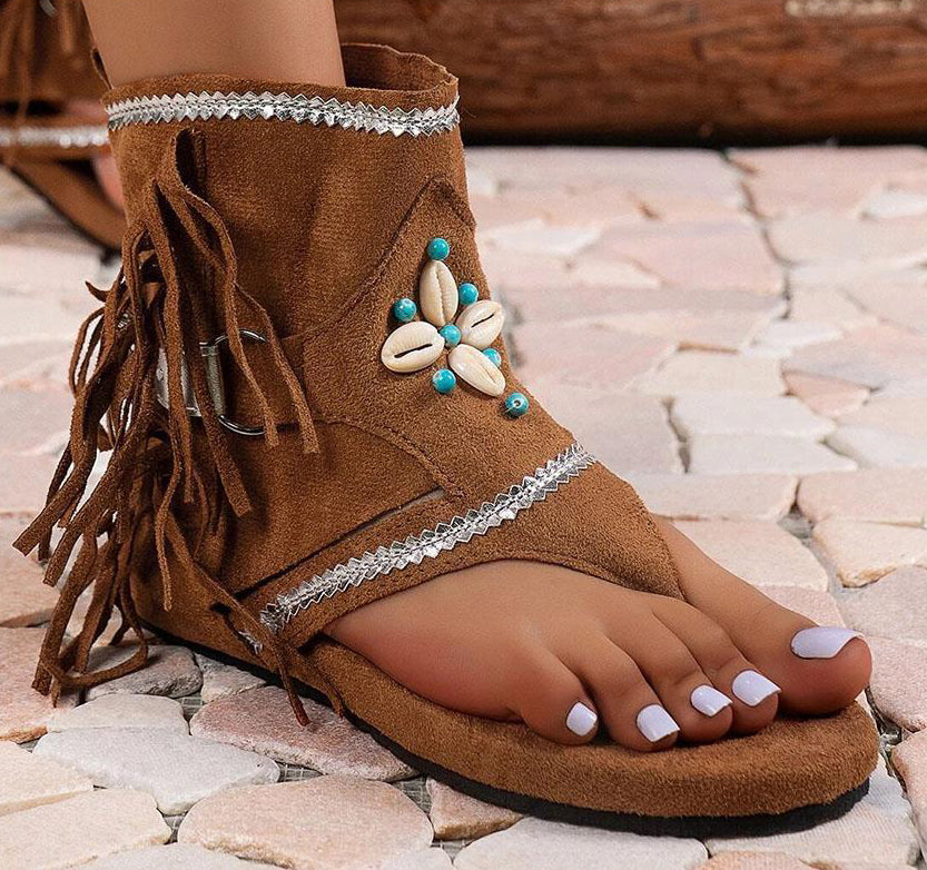 Sandales Bohèmes pour Femme | Look Tendance Été