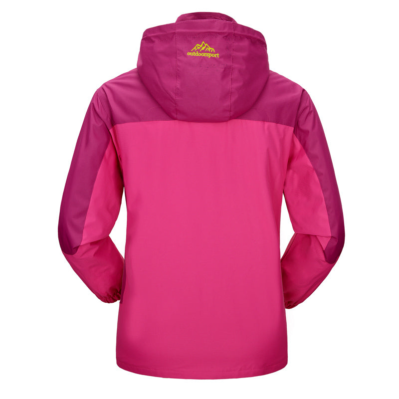 Nathalie - Veste Élégante Imperméable Capuche