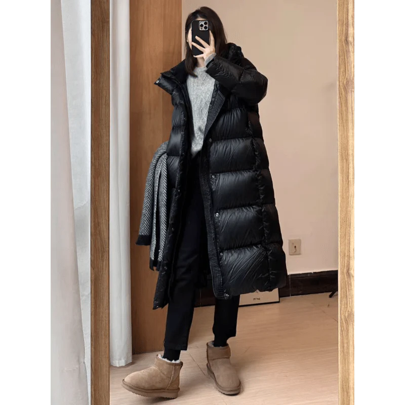Sylvie - Doudoune Chic Longue à Capuche