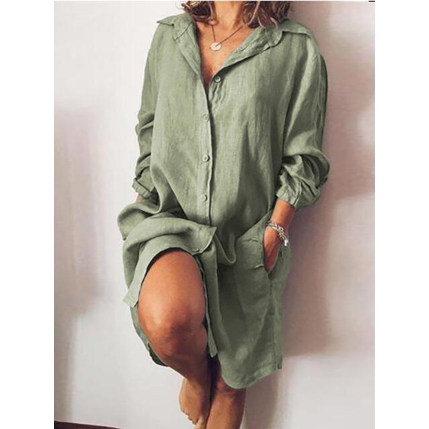 Olympe - Blouse Estivale En Lin Avec Coupe Fluide