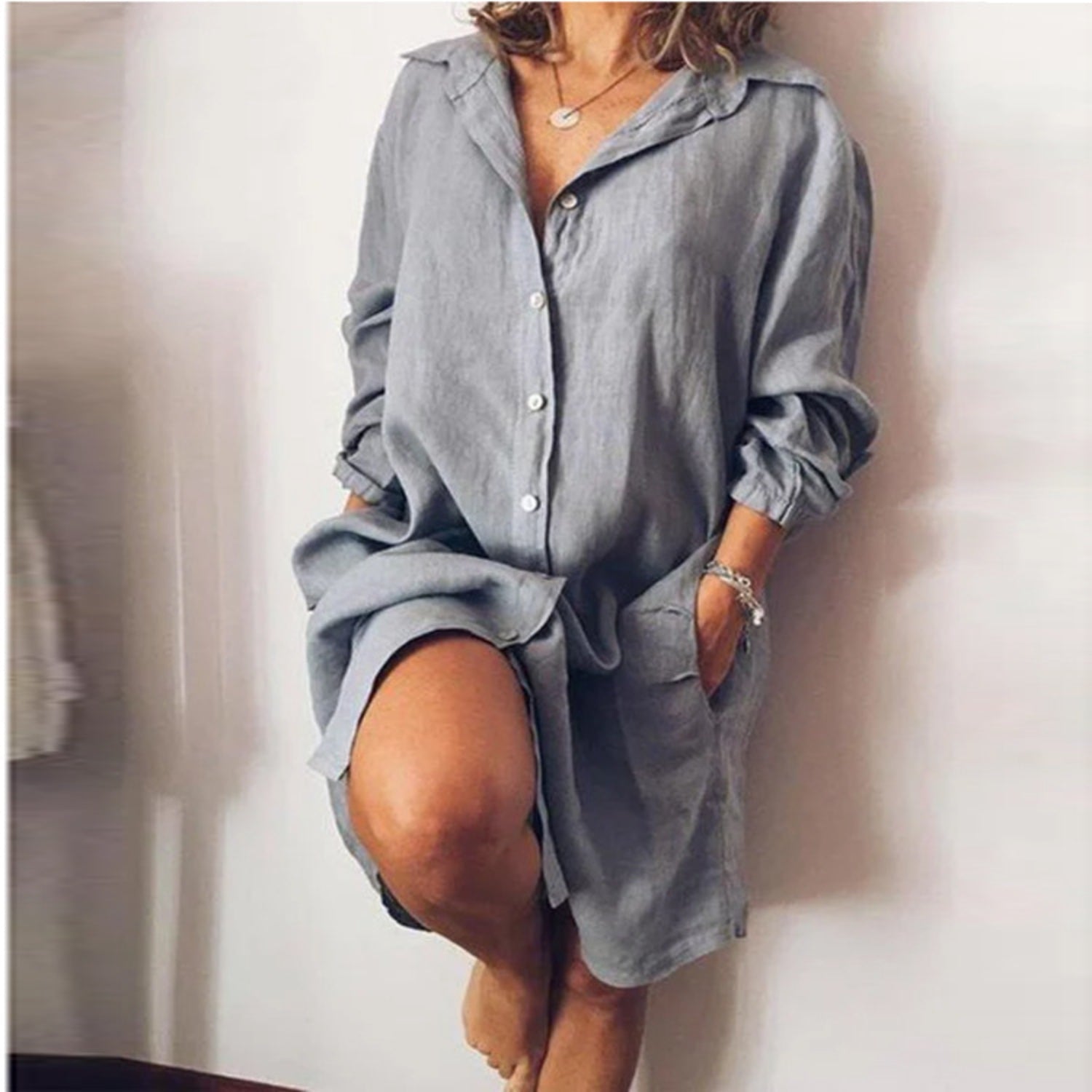 Olympe - Blouse Estivale En Lin Avec Coupe Fluide