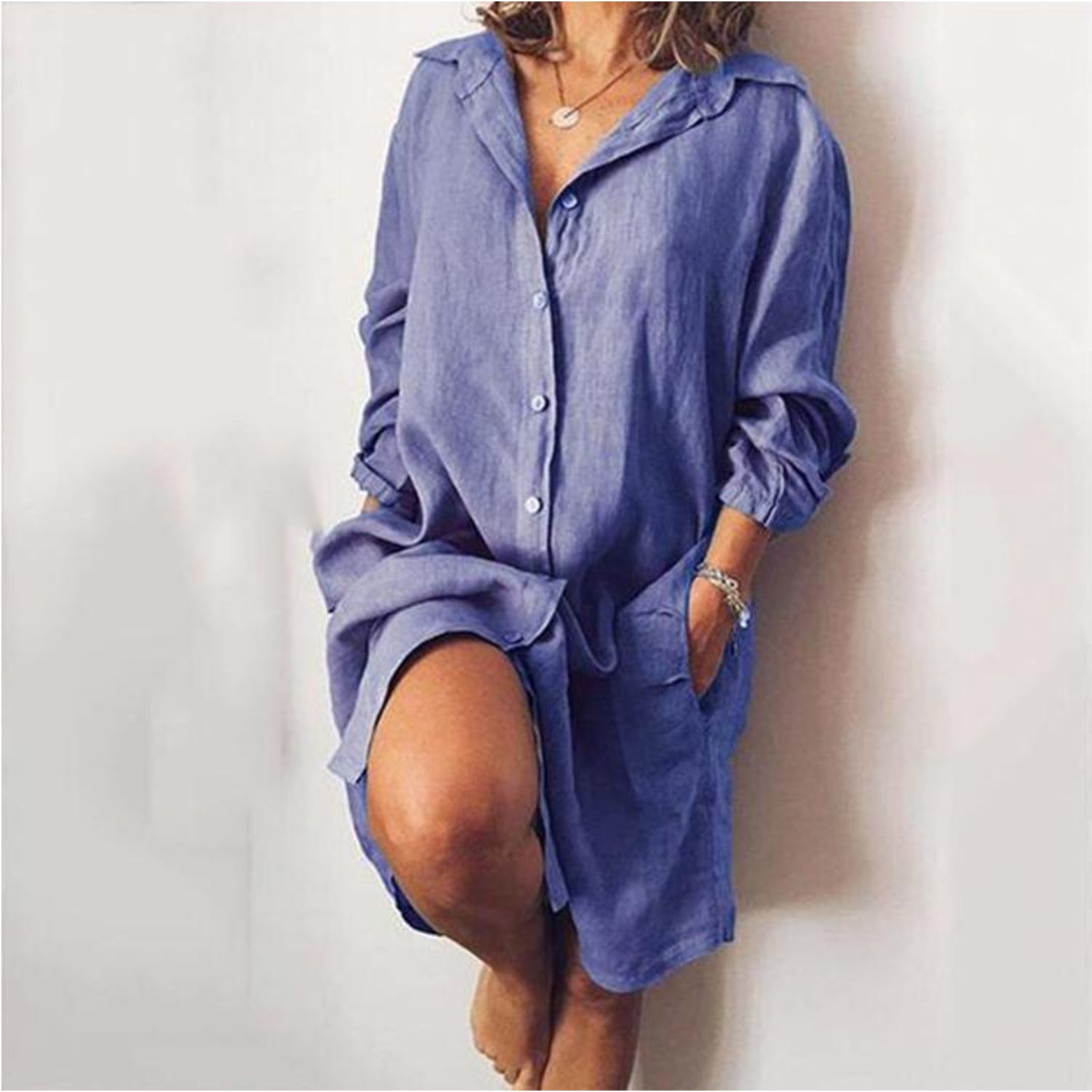 Olympe - Blouse Estivale En Lin Avec Coupe Fluide