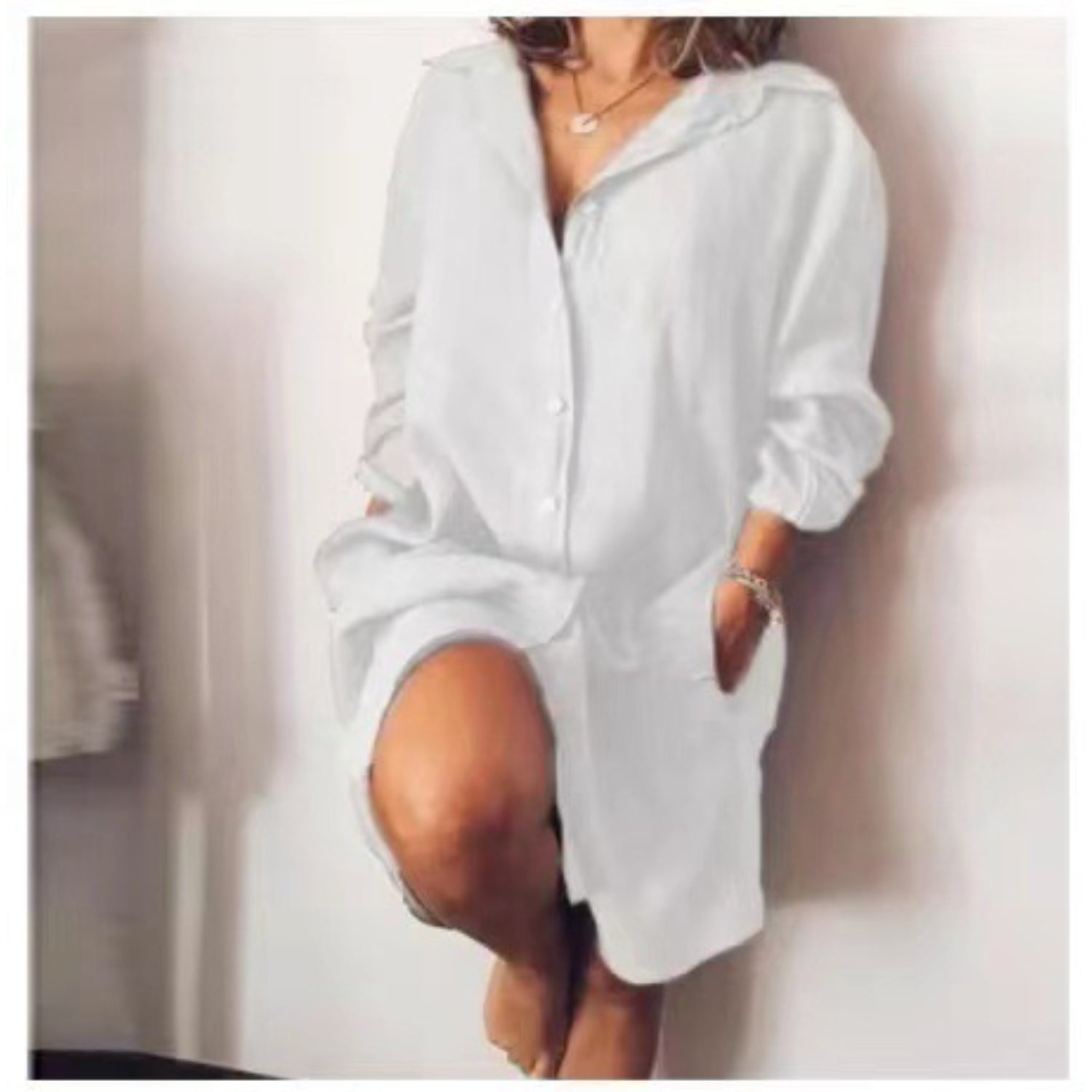 Olympe - Blouse Estivale En Lin Avec Coupe Fluide