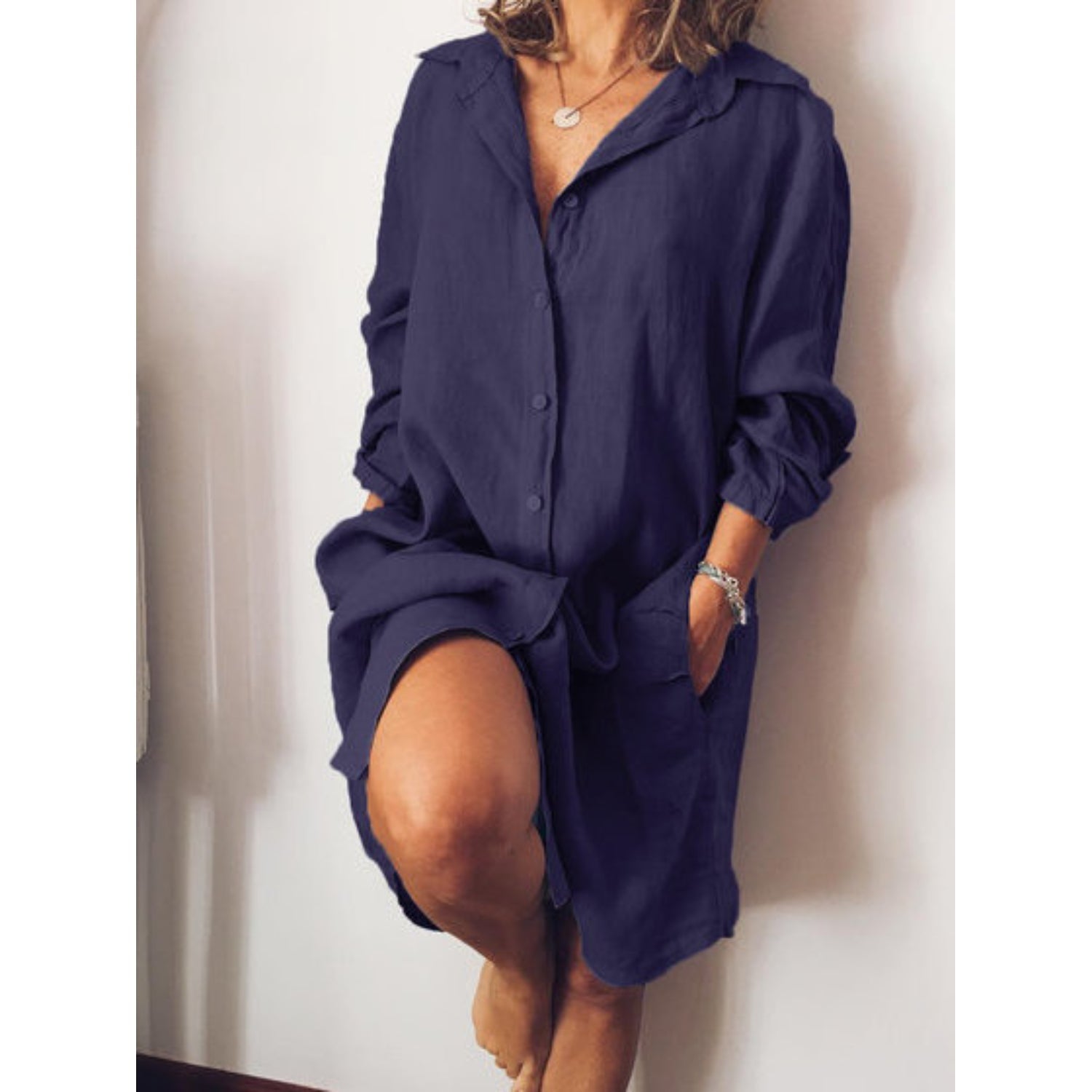 Olympe - Blouse Estivale En Lin Avec Coupe Fluide